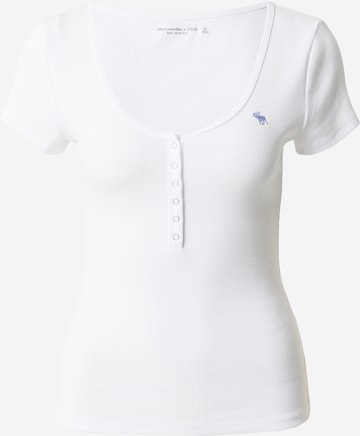 Abercrombie & Fitch - Camiseta en blanco: frente