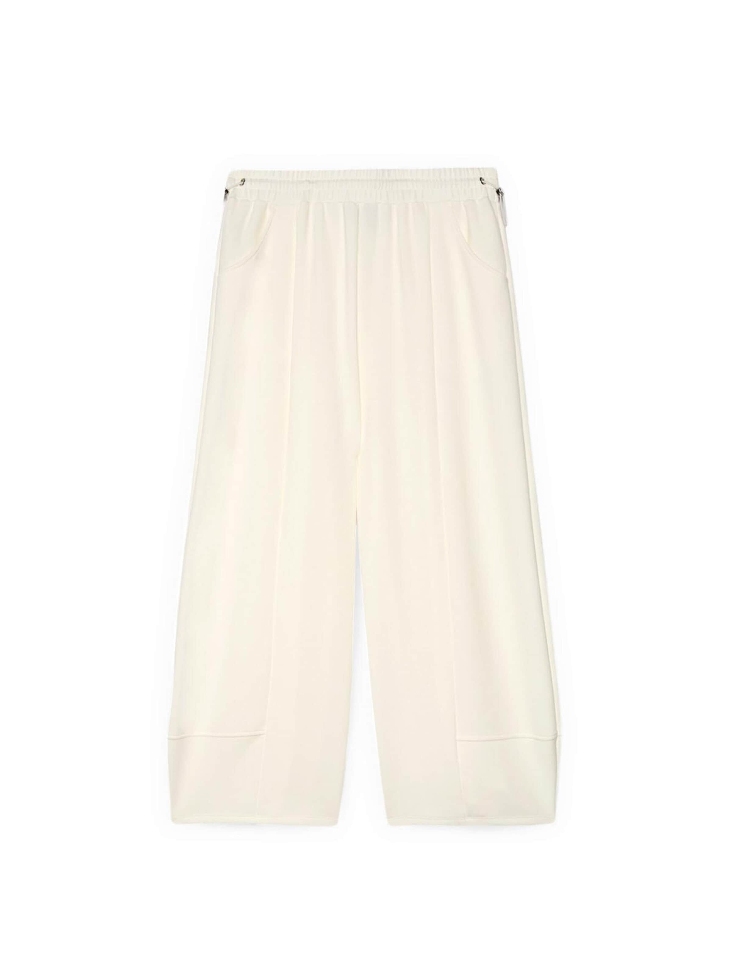 Baggy Pantalon Fiorella Rubino en blanc : devant