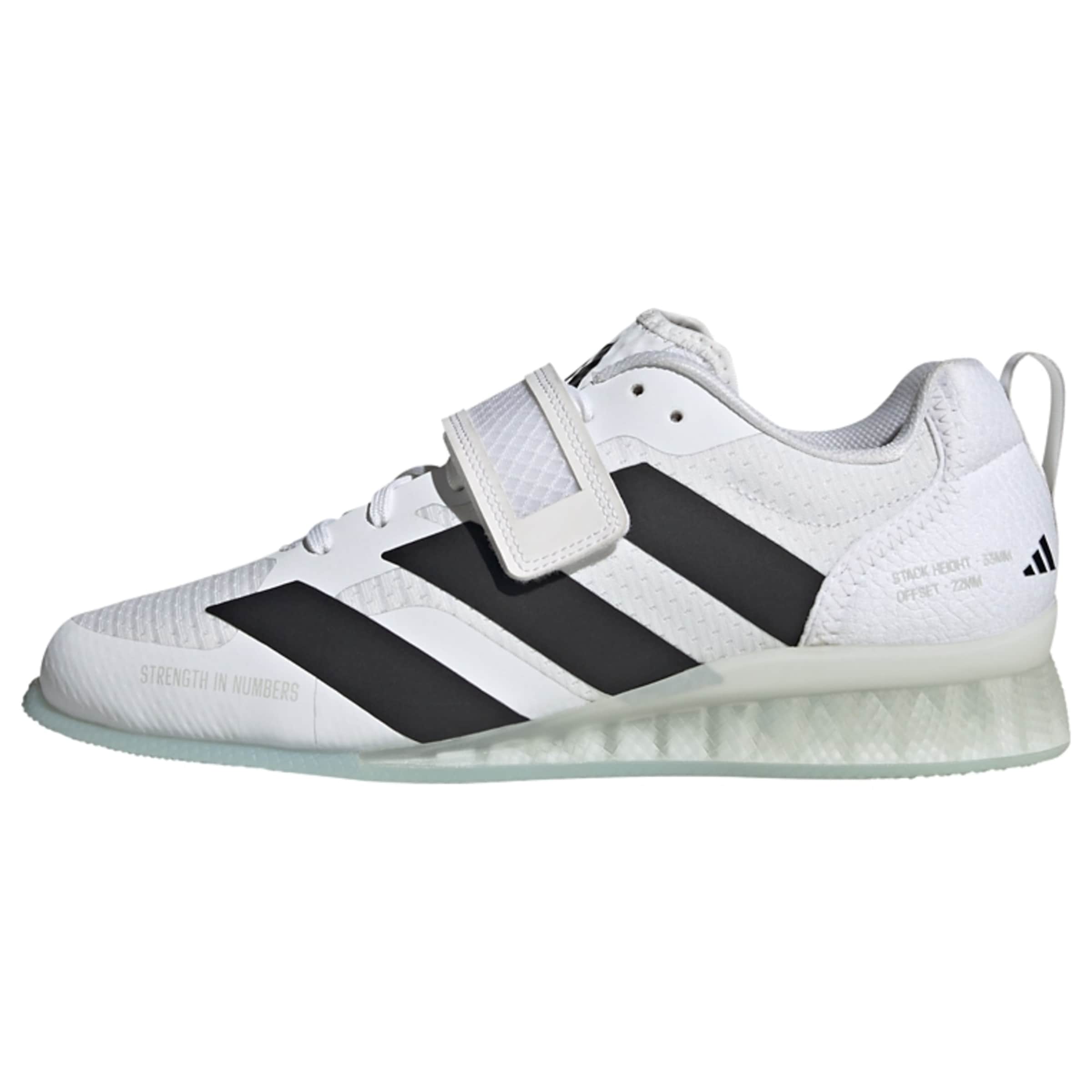 Chaussure de sport ADIDAS PERFORMANCE en blanc : devant