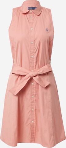 Robe-chemise Polo Ralph Lauren en rose : devant