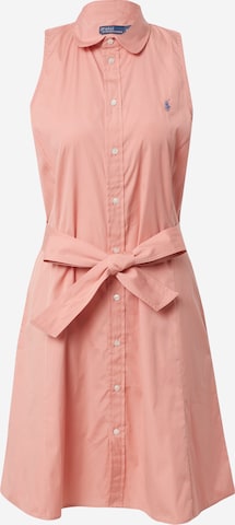 Polo Ralph Lauren Košeľové šaty - ružová: predná strana