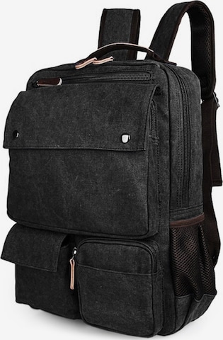 Trendhim Rucksack 'Luda' in Schwarz: Vorderseite