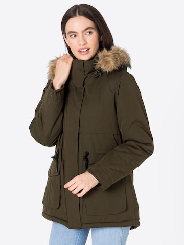 Mavi Winter Parka in Green: front