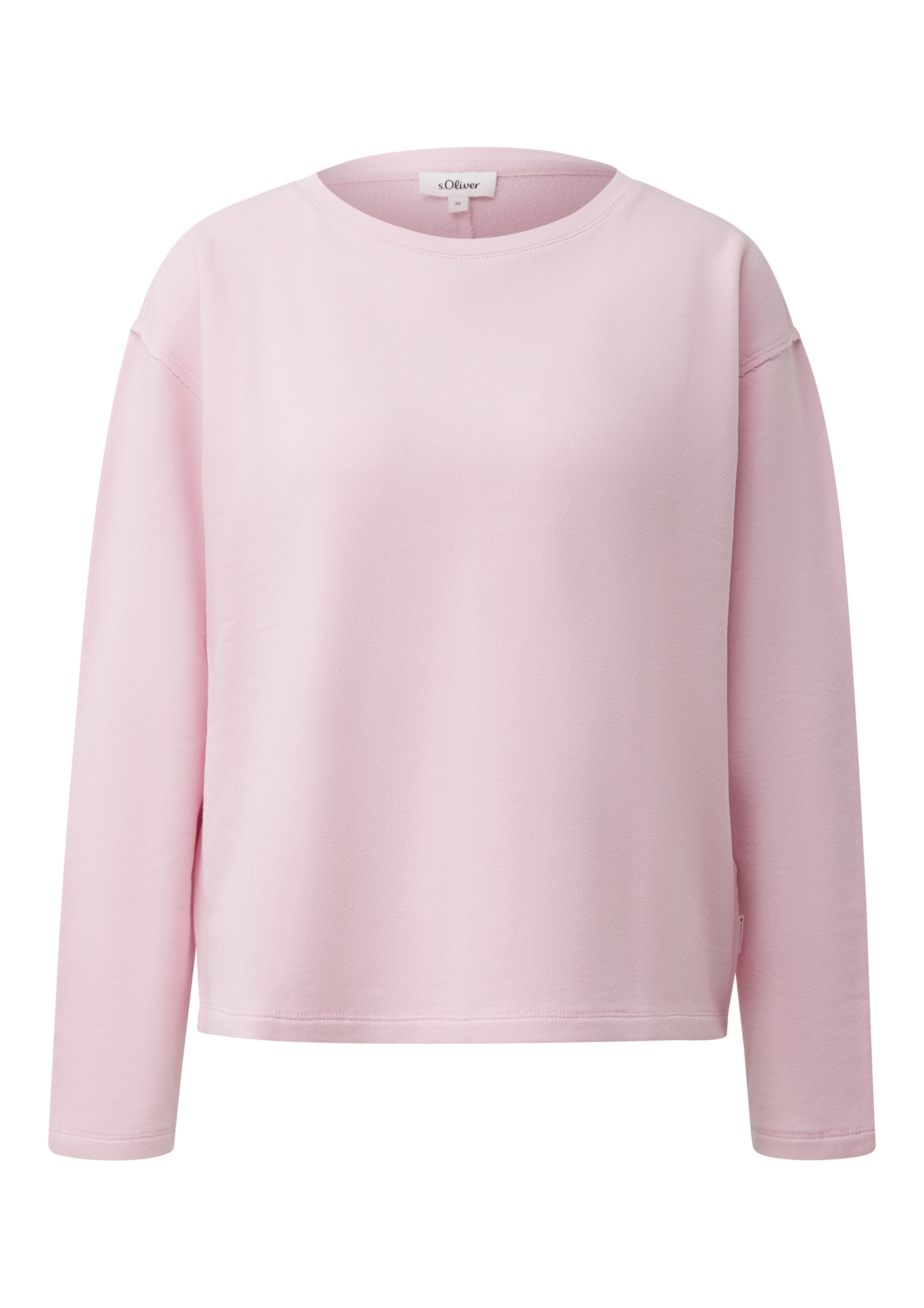 Sweat-shirt s.Oliver en rose : devant