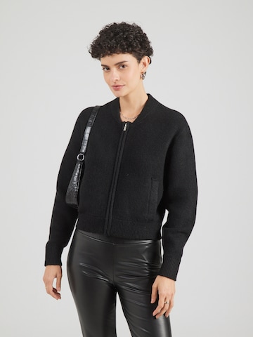 VERO MODA Strickjacke 'VMHANNA' in Schwarz: Vorderseite