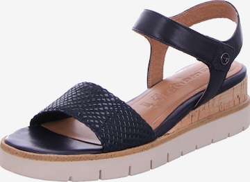 TAMARIS Sandals in Blue: front