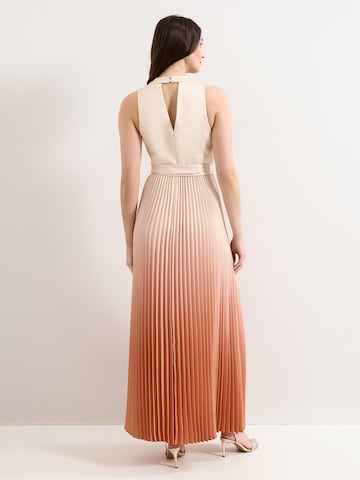 Phase Eight Dress in Orange: back
