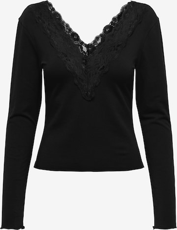 juoda ONLY Marškinėliai 'ONLANNY': priekis