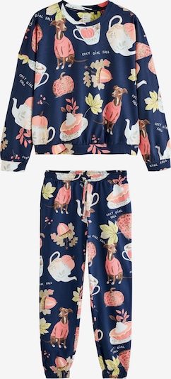 Next Pyjama koossa XS/regular värissä laivastonsininen / vaaleanvihreä / vaalea pinkki / valkoinen, Tuotenäkymä
