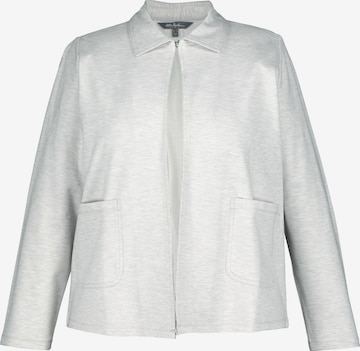 Ulla Popken Between-Season Jacket in Grey: front