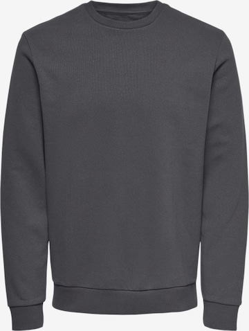 Only & Sons Sweatshirt 'Ceres' i grå: framsida