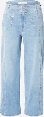 MACWide Leg/ Široke nogavice Traperice 'JAMIE' - plava boja: prednji dio