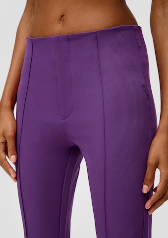 évasé Pantalon QS en violet