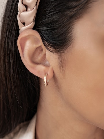Hey Happiness Earrings 'Duo Sparkle' in Gold