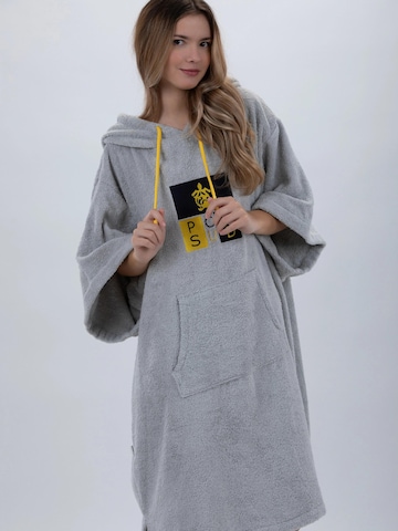 Pacifique Sud Athletic Robe 'Surf' in Grey