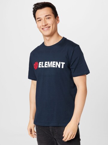 T-Shirt 'BLAZIN' ELEMENT en bleu : devant