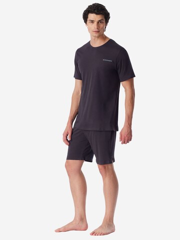 Pyjama long ' Modern Bonded ' SCHIESSER en gris