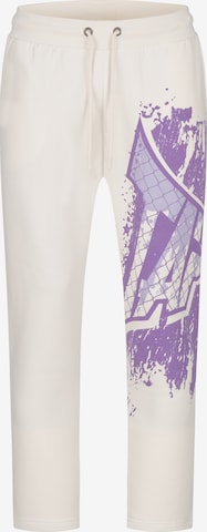 Tapoutregular Hlače - bijela boja: prednji dio