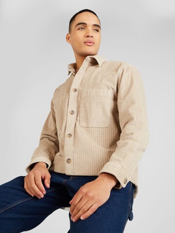 SELECTED HOMME Regular Fit Hemd 'PEDER' in Beige