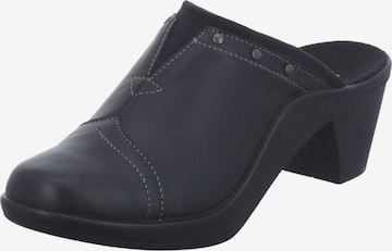 Westland Clogs 'St Tropez' in Black: front