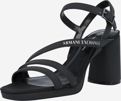 ARMANI EXCHANGE Сандали с каишка в черно / бяло, Преглед на продукта