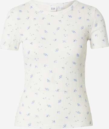 T-shirt GAP en blanc : devant