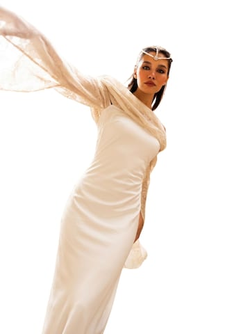 Abito da cocktail 'Habarana' di Nisia PartyWear in bianco