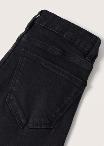 MANGO Rozkloszowany krój Jeansy w kolorze czarny