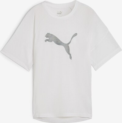 PUMA T-shirt fonctionnel 'EVOSTRIPE' en pierre / blanc, Vue avec produit