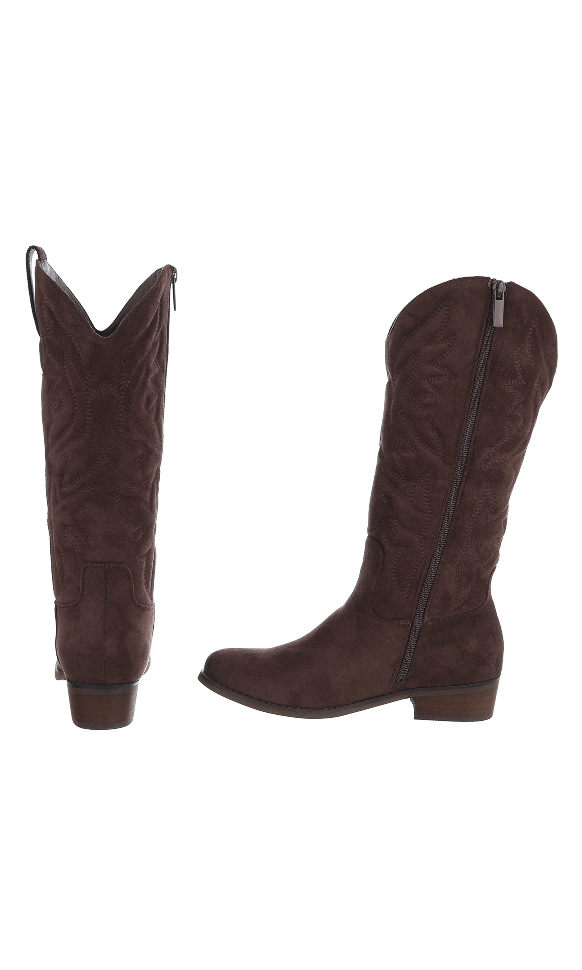 Ital-Design Cowboy Boots in Brown