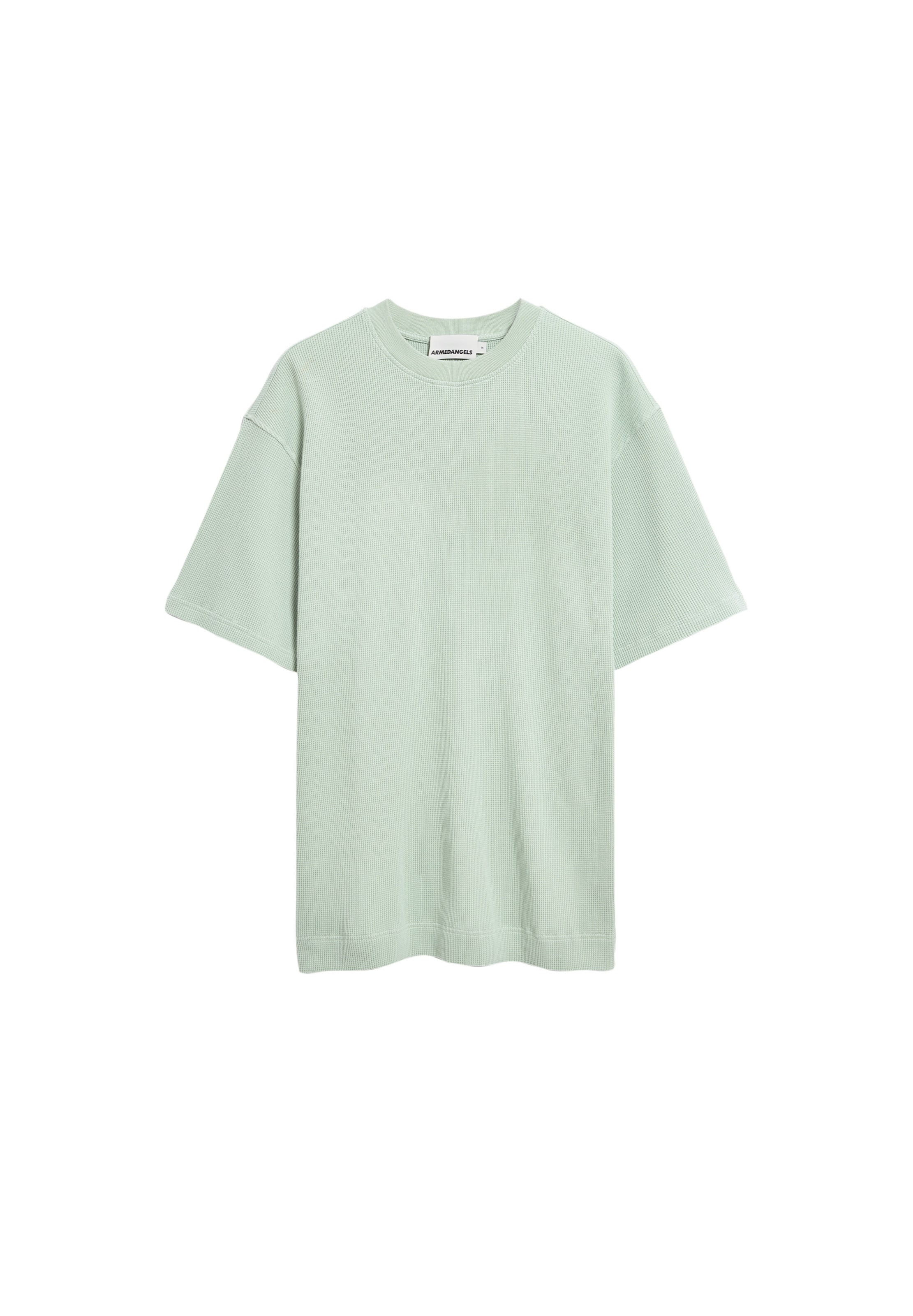 T-Shirt ARMEDANGELS en vert : devant