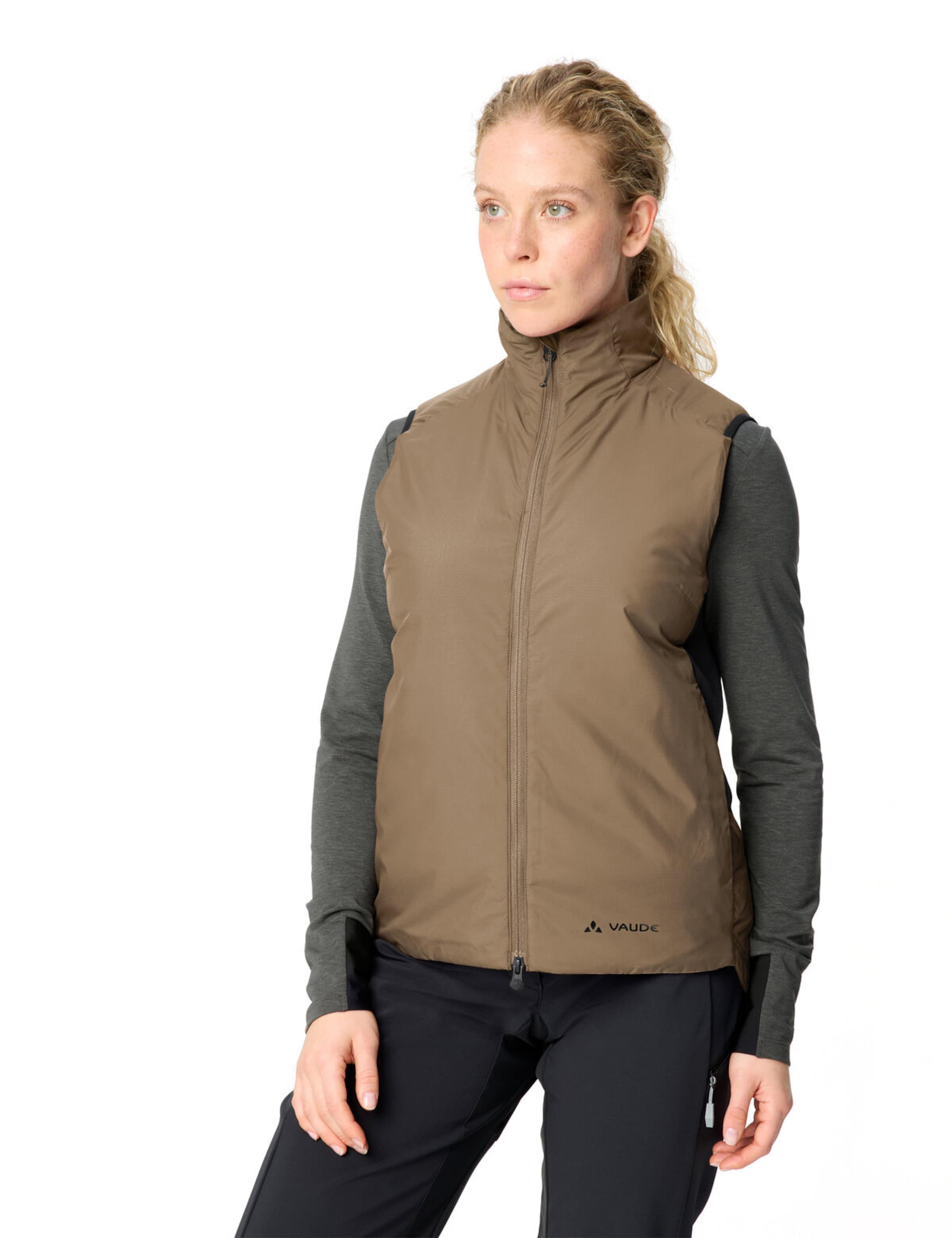 VAUDE Sportweste 'Moab' in Beige: Vorderseite
