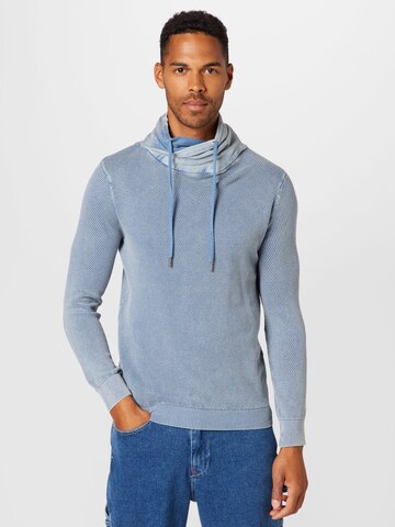 Key Largo Regular fit Пуловер в синьо: отпред
