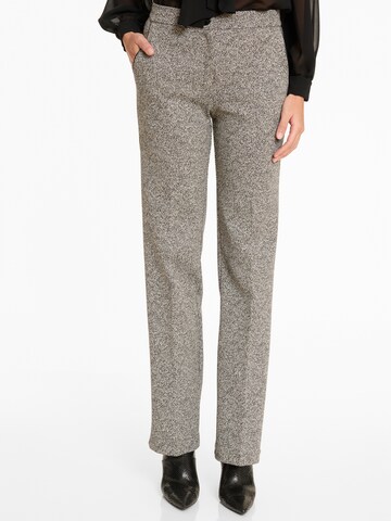 Ana Alcazar Regular Pantalon 'Alena' in Grijs: voorkant