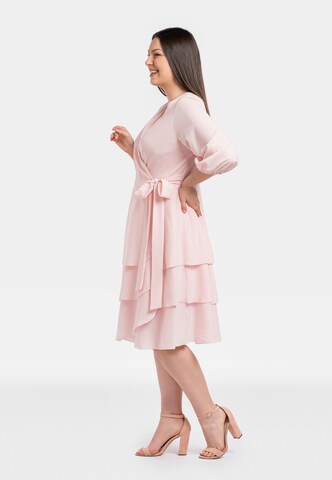 Robe de cocktail 'NARCYZA' Karko en rose