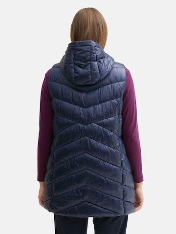 Tom Tailor Women + Vest in Blue