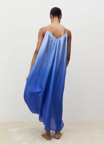 MANGO Nightgown 'Spring' in Blue