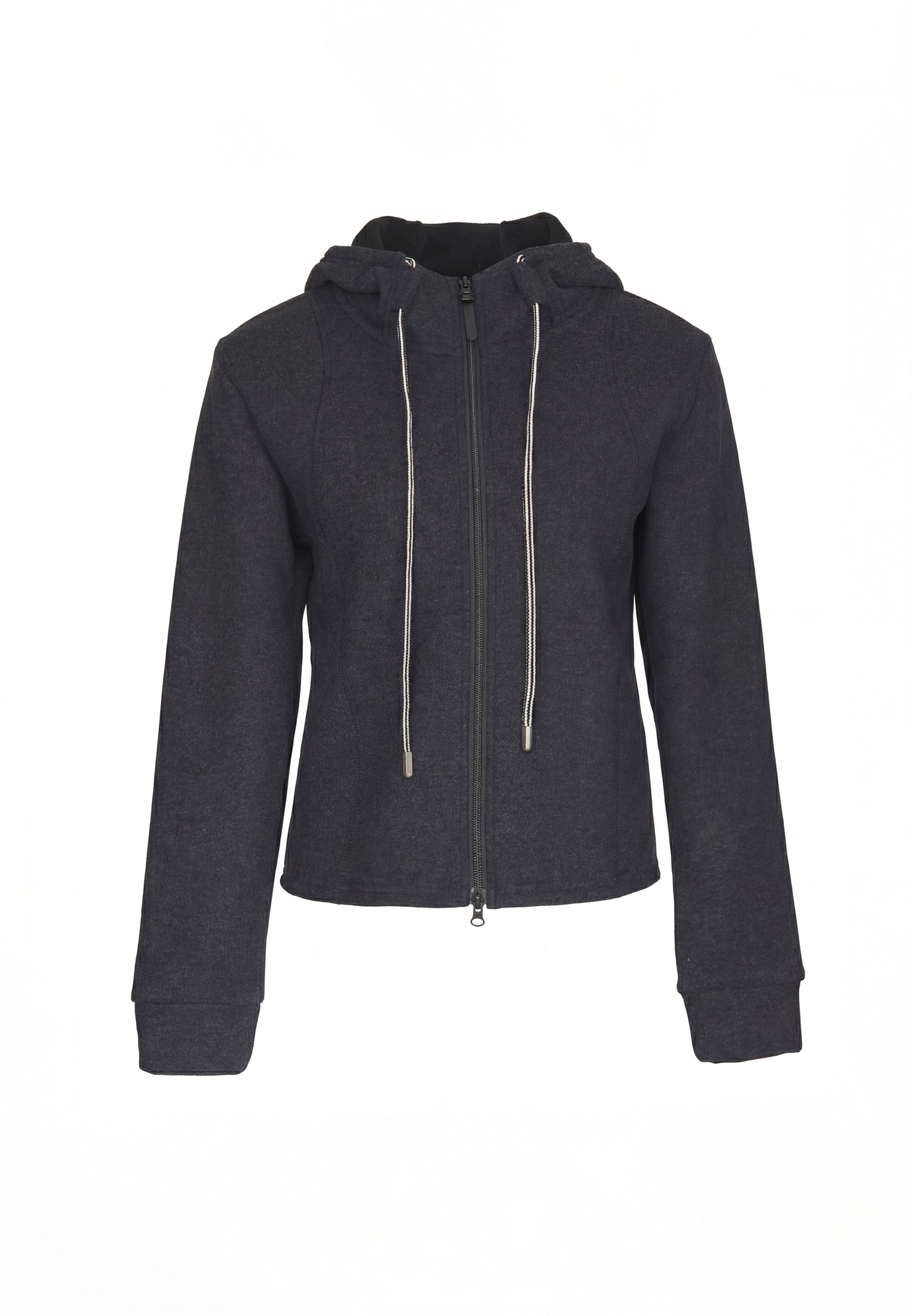 Veste de survêtement myMo ATHLSR en gris : devant