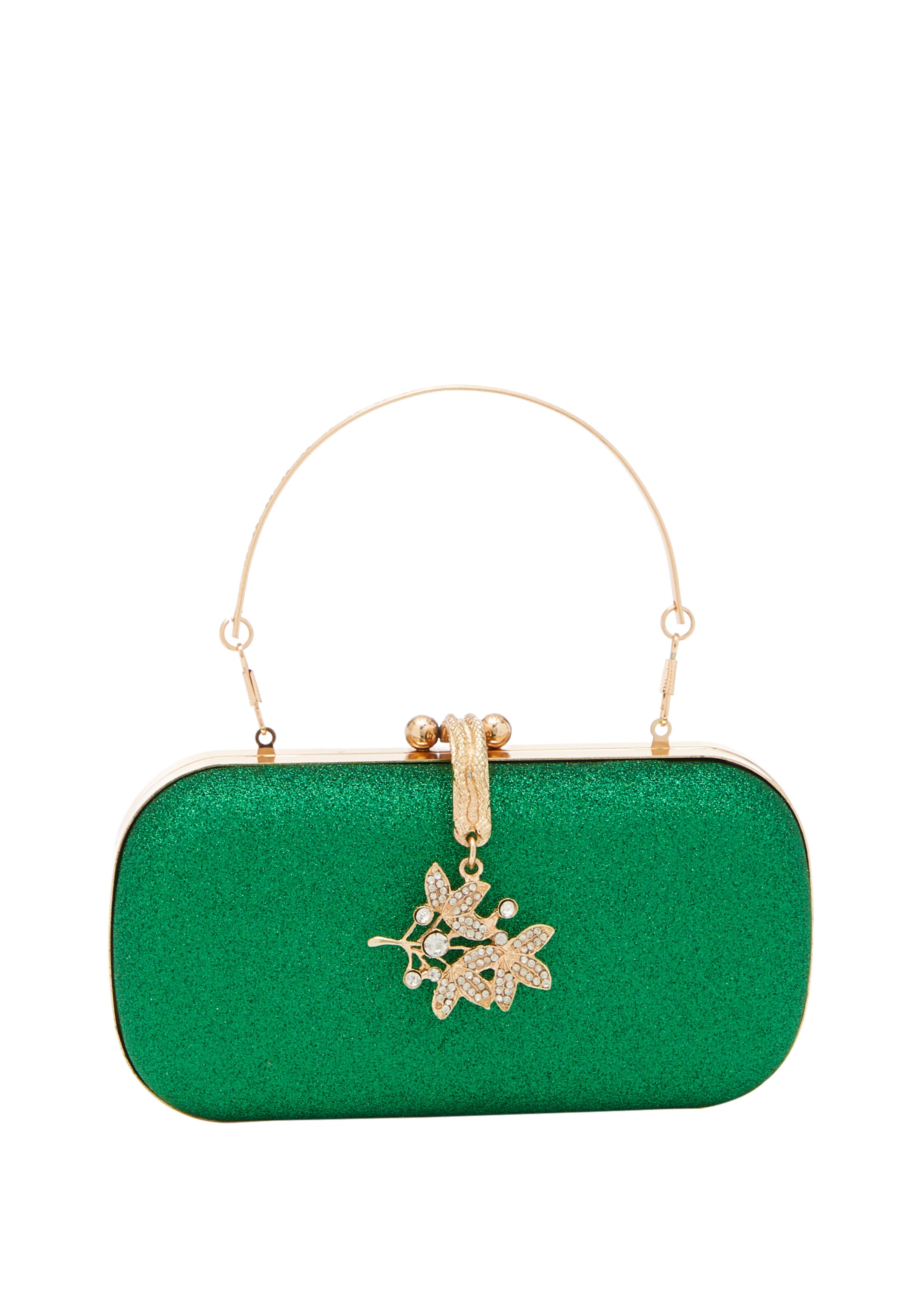 FELIPA Clutch in Groen: voorkant