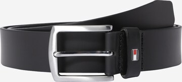 TOMMY HILFIGER Belt 'Denton' in Black: front