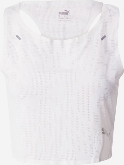 PUMA Sports Top in Silver / natural white, Item view