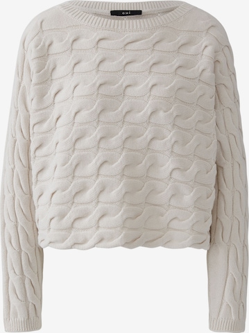 OUI Sweater 'Sirah' in White: front