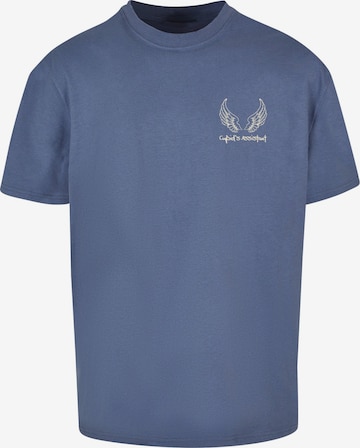 Merchcode T-Shirt 'Cupid´s Assistant' in Blau: predná strana