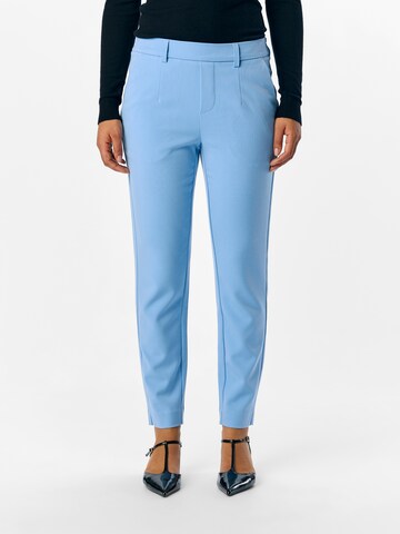OBJECT Slim fit Pleat-front trousers 'OBJLISA' in Blue: front