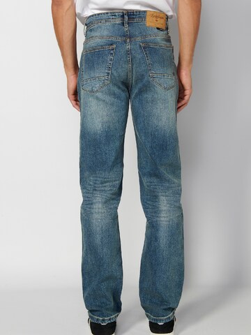 KOROSHI Regular Jeans in Blauw