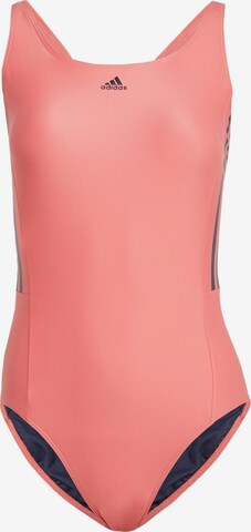 ADIDAS SPORTSWEAR Bustier Badeanzug in Rot