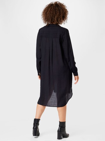 ONLY Carmakoma Shirt Dress 'VANDA' in Black