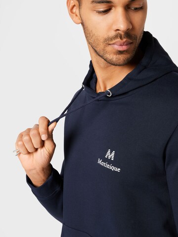 Matinique Sweatshirt 'Bradley' in Blue