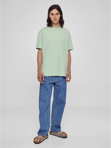 Urban Classics Shirt 'Heavy Oversized Tee' in Green