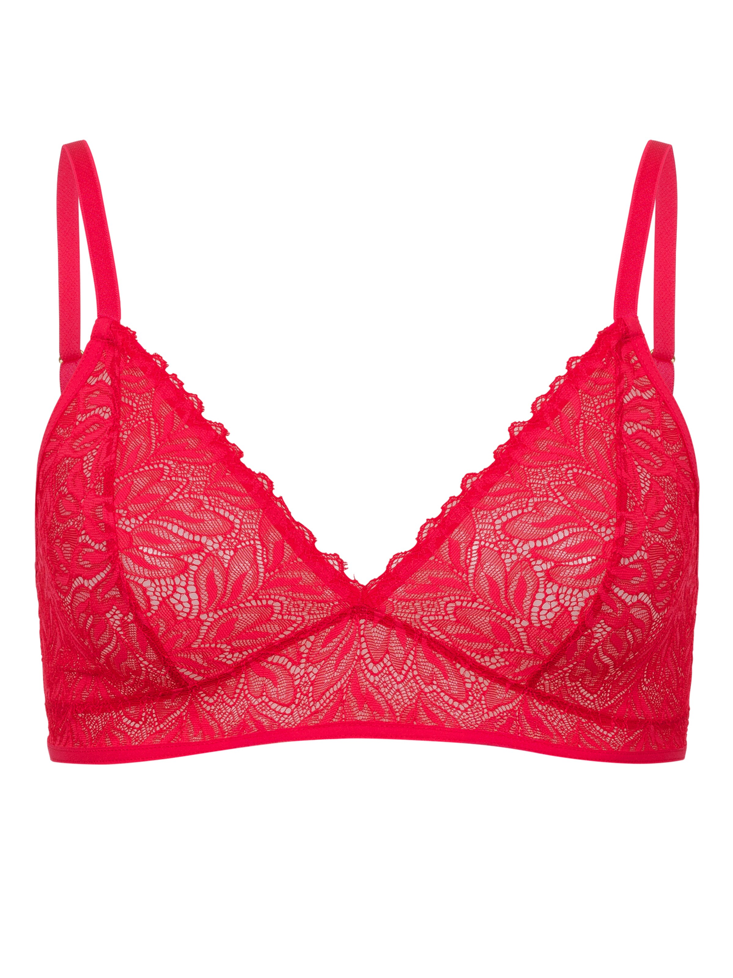 Bustier Soutien-gorge Erlich Textil en rouge : devant